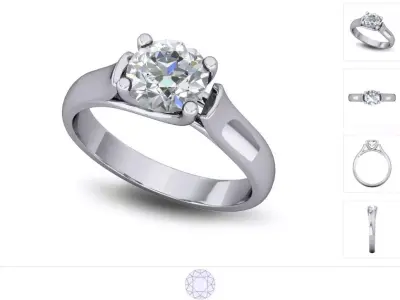 Women ring 3dm stl render detail 3D print model order
