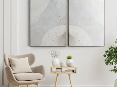 Photo Frame 96 Low-poly 3D model