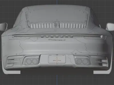 Porsche 911 Carrera S 3D model