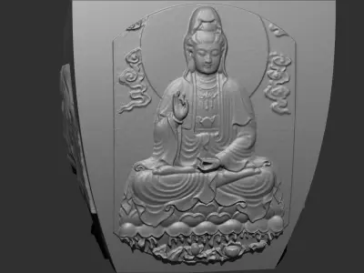 Planter Pot with drainage 3D print model 3D print model