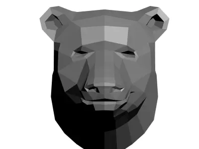 Animal models low-poly 3D print model