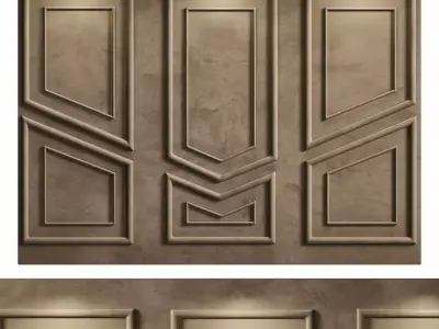 Panel 3D model 2
