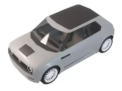 Honda EV urban Low-poly 3D model