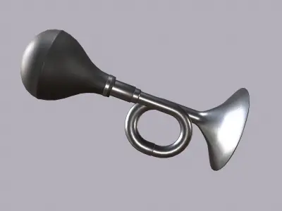Air Horn Low-poly 3D model