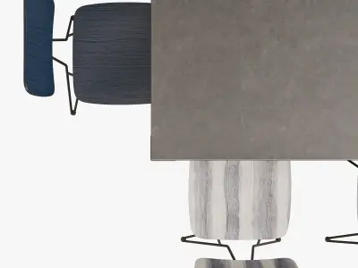 Scavolini diesel misfit table moroso overyard chair 3D model