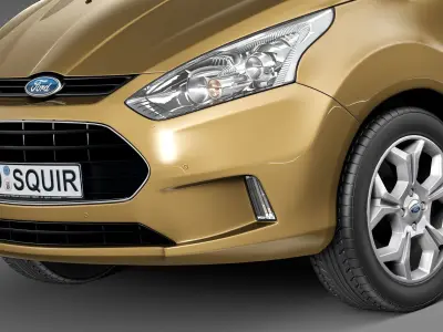 B-Max 2013 van 3D model