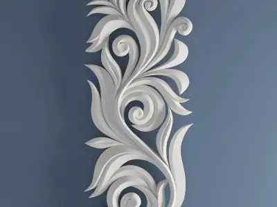 15 Architectural  Ornaments 3DModel and Brush 3D model