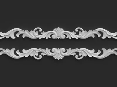 CNC Sculpted Ornament Pack VOL 4 3D Model Collection