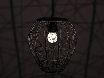 Lamp 02 Low-poly 3D model