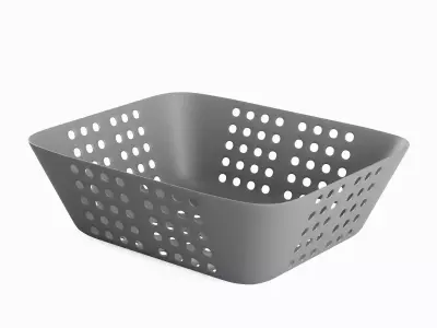 Plastic Basket 06 3D model