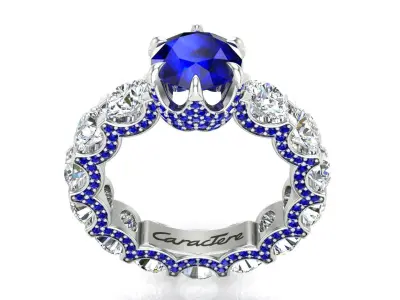 Stunning Engagement Ring  3D print model