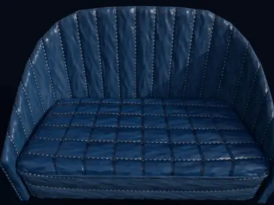 Car Seat Free low-poly 3D model
