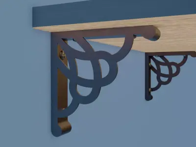 Shelf Bracket  8 3D print model