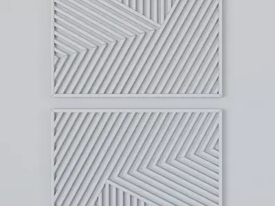 Wall Art Design 03 3D model