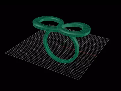 Minimal Abstract Rings 01 3D print model