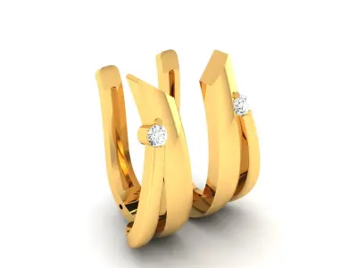 Women Earrings 3D print model