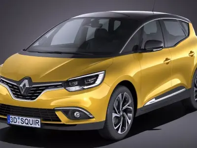 Renault Scenic 2017 3D model