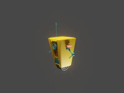 Borderlands Claptrap 3d model NEW YEAR SALE Free 3D model