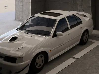 1992 FALCON GTR 3D model