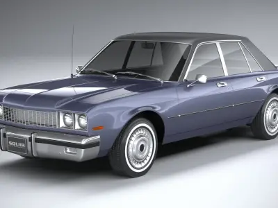 Generic American Classic sedan 1970 3D model