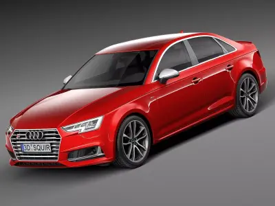 Audi S4 sedan 2017 3D model