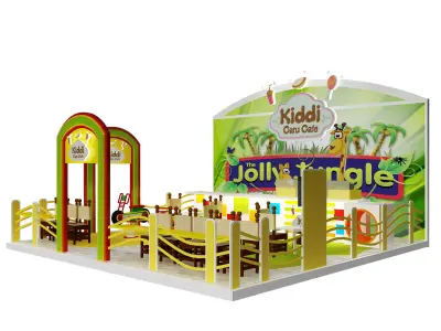 Booth Exhibition Stand a395f 3D model