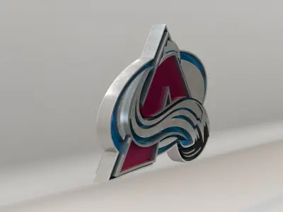 NHL Colorado Avalanche Team Logo 3D model