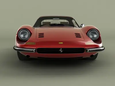 Dino Ferrari 246 GTS 3D model