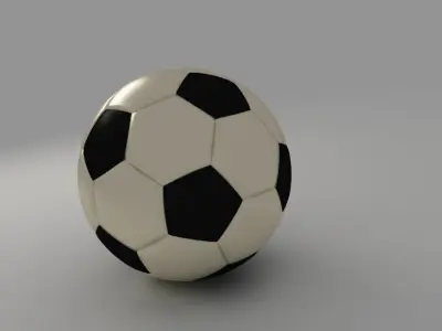 Ball football 3D model purchase