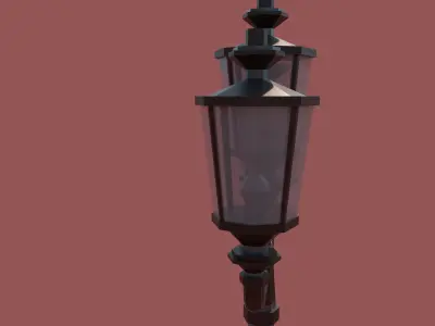 Light Pole Free low-poly 3D model