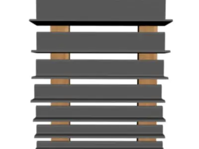 3 8in Thick Equal Angle 3D model