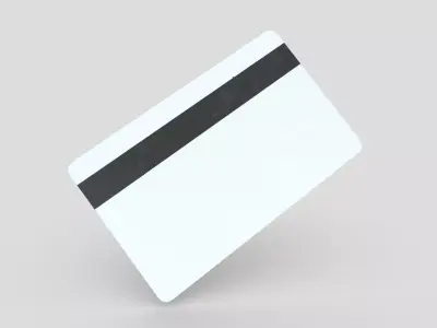 CC0 - Magnet Card Free low-poly 3D model