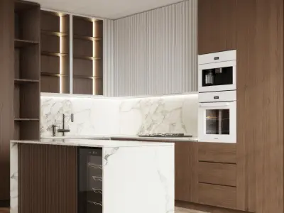 Kitchen 074 3D model
