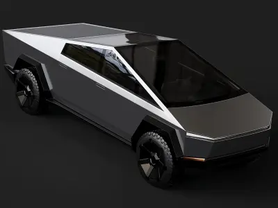 Tesla Cybertruck 3D model 10