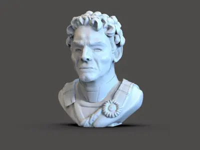 Emperor Bust 3D print model