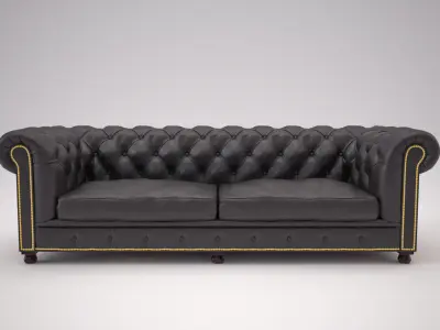Classic Vintage Sofa 3D model