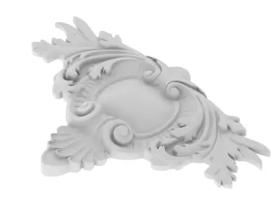 Cartouche Ornament 035 3D model