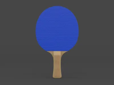 Table Tennis Rackets 3D model