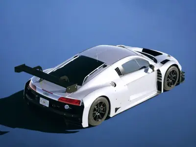 Audi R8 LMS GT3 2019 Low-poly 3D model