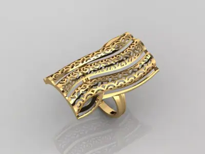 Women Plain Ring Ready STL Models Womens Ring 3d models 3D print model 26