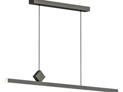 norma led linear pendant light 3D model purchase