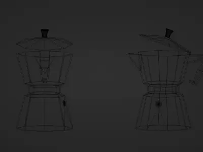 Moka pot Free 3D print model