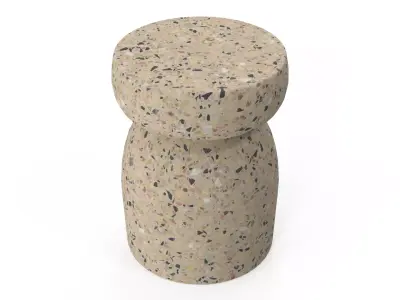 side table Low-poly 3D model