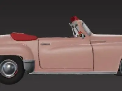 Legendary Classic Car Model V1  Collectible for 3D Printers 3D print model