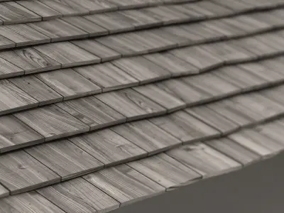 Rooftiles shingle roof 3D model