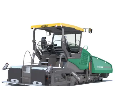 Asphalt Paver Vogele Super 2100 3i 3D model