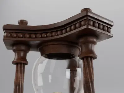 Classic Hourglass 3D model