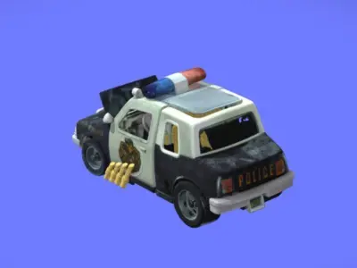 80s POLICE-ACADEMY CAR - 3D SCAN 3D print model