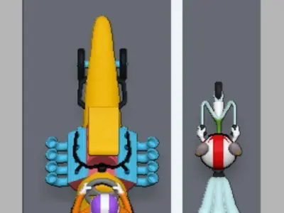 Motormouse and Autocat 3D print model