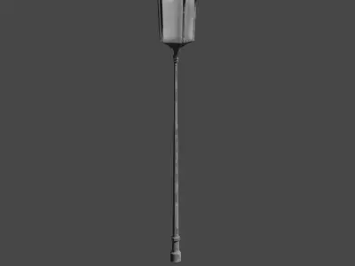 Old City Lantern Low-poly 3D model